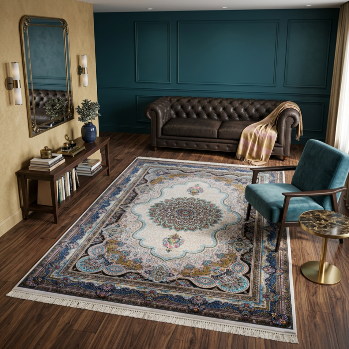 Covor Diora KUMKAPI 8051A Navy - imagine 2