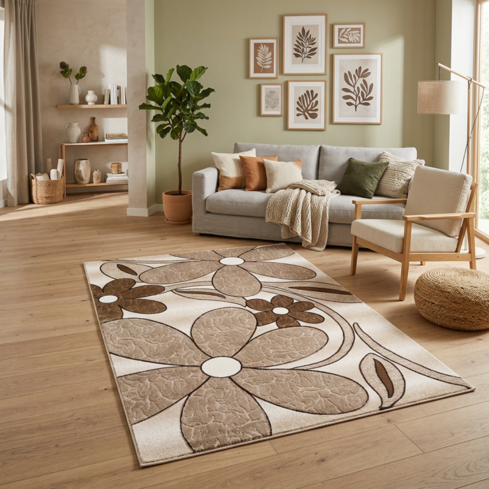 Covor POIANA Abstract Floral - imagine 2
