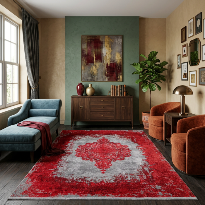 Covor MAJOLIKA Elysee Flame Blossom - imagine 2