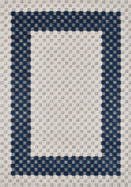 Covor MAJOLIKA Navy Frame