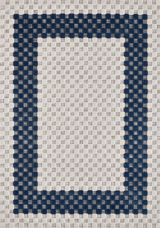Covor MAJOLIKA Navy Frame