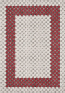 Covor MAJOLIKA Red Frame Elegance