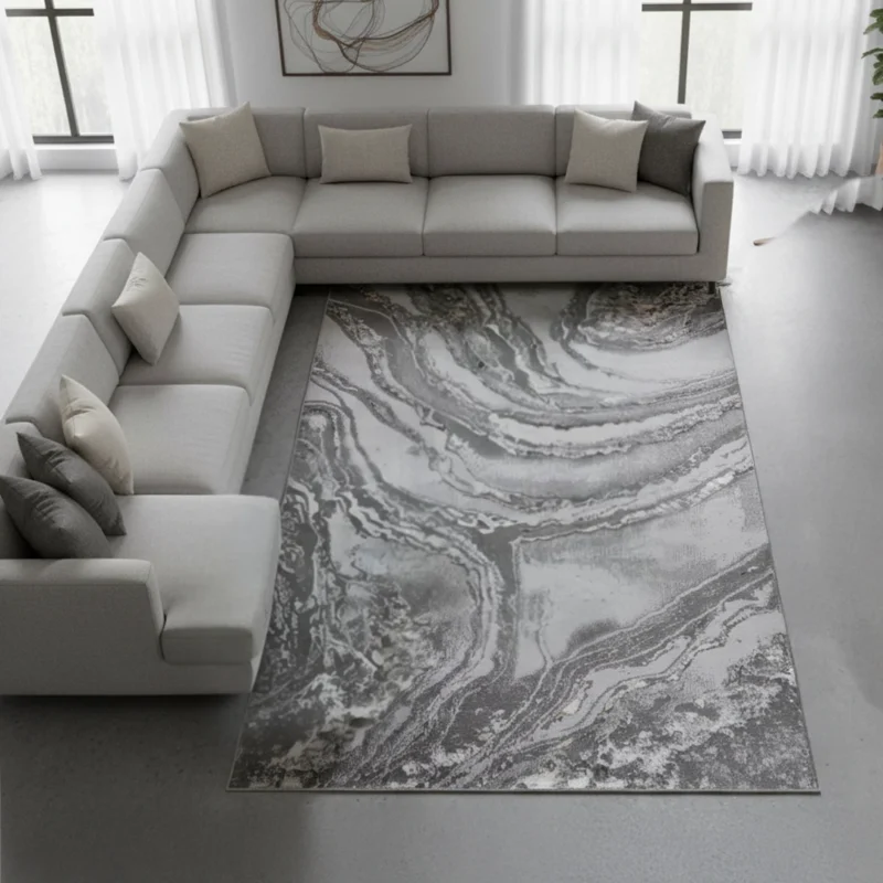 Covor SHINE Ash Marble
