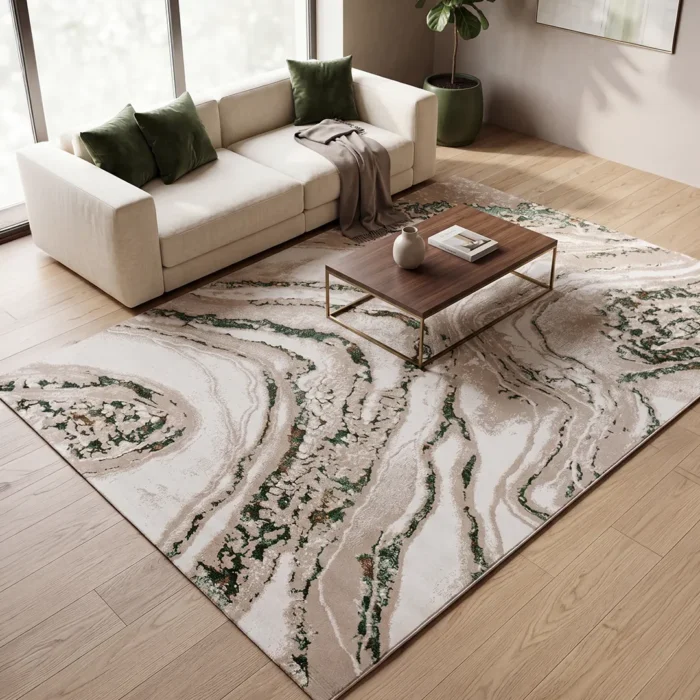 Covor SHINE Green Agate - imagine 2