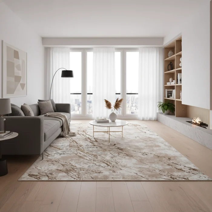 Covor SHINE Sand Marble - imagine 2