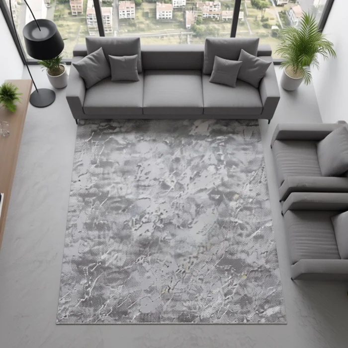 Covor SHINE Silver Mist - imagine 2