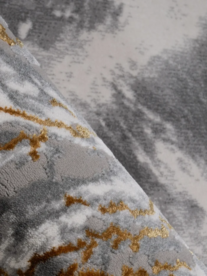 Covor SOHO Grey Gold Marble Lines - imagine 4