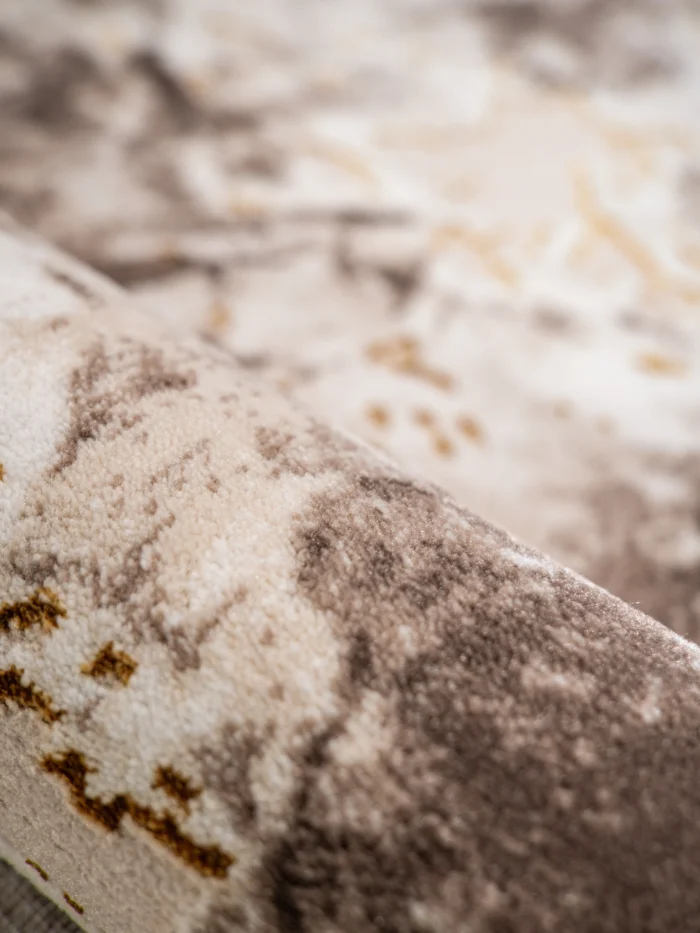 Covor SOHO Beige Gold Abstract - imagine 4