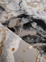 Covor SOHO Black Marble Gold - imagine 3