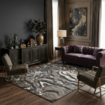 Covor ALVIN Marble Flow - imagine 2
