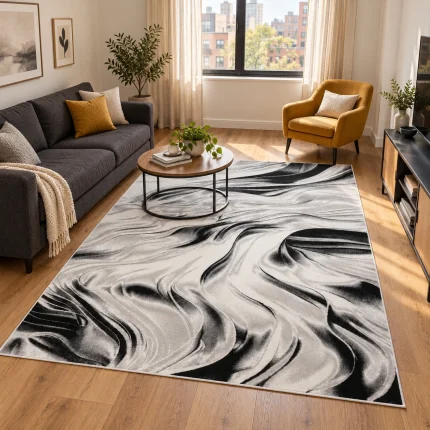 Covor BAMBU Graphite Balance
