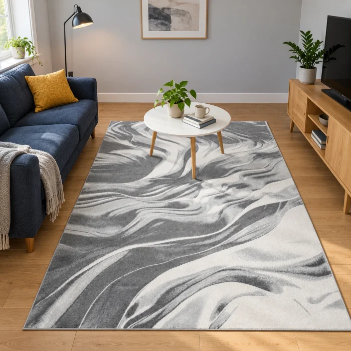 Covor BAMBU Silver Stream