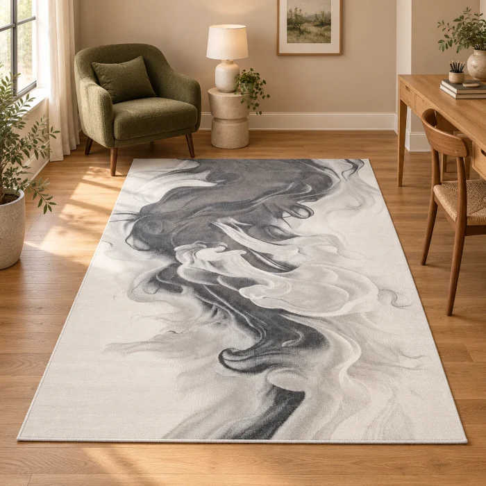 Covor BAMBU Smoke Silk